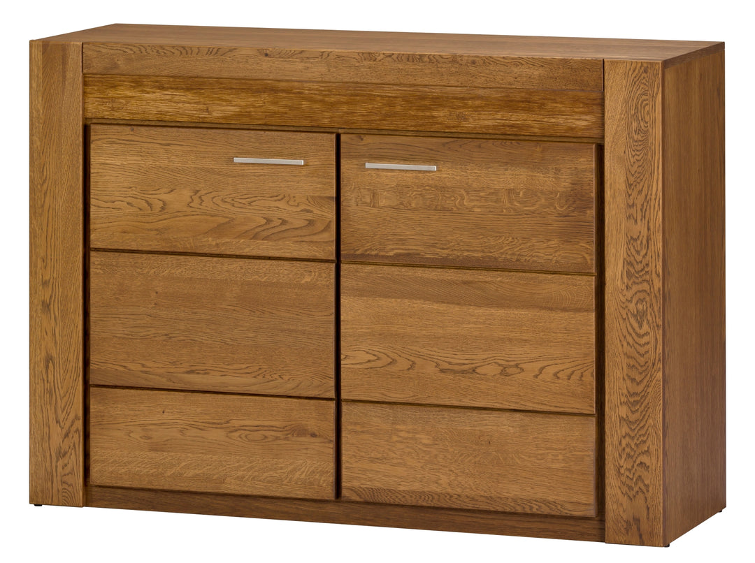 VESKOR Buffet buffet en chêne massif de la collection Velvet. Meubles nordiques au design moderne.