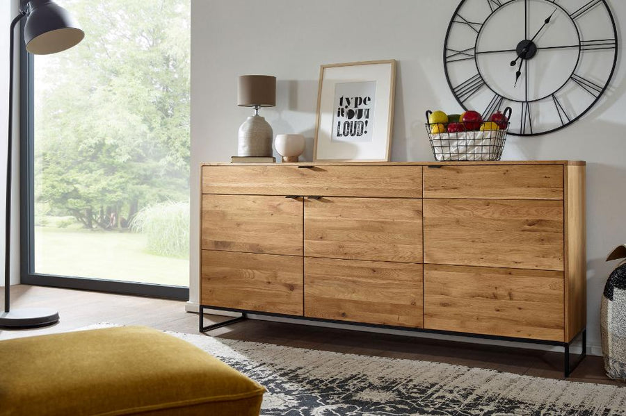 VESKOR Dania 1 commode meuble moderne nordique bois massif chêne