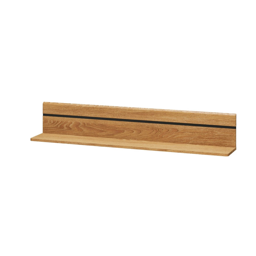 VESKOR Etagère en bois de chêne massif meuble nordique moderne collection Oporto