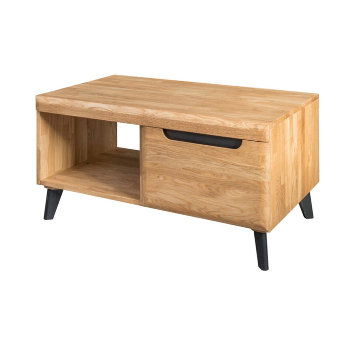 VESKOR Table basse en chêne MADRID