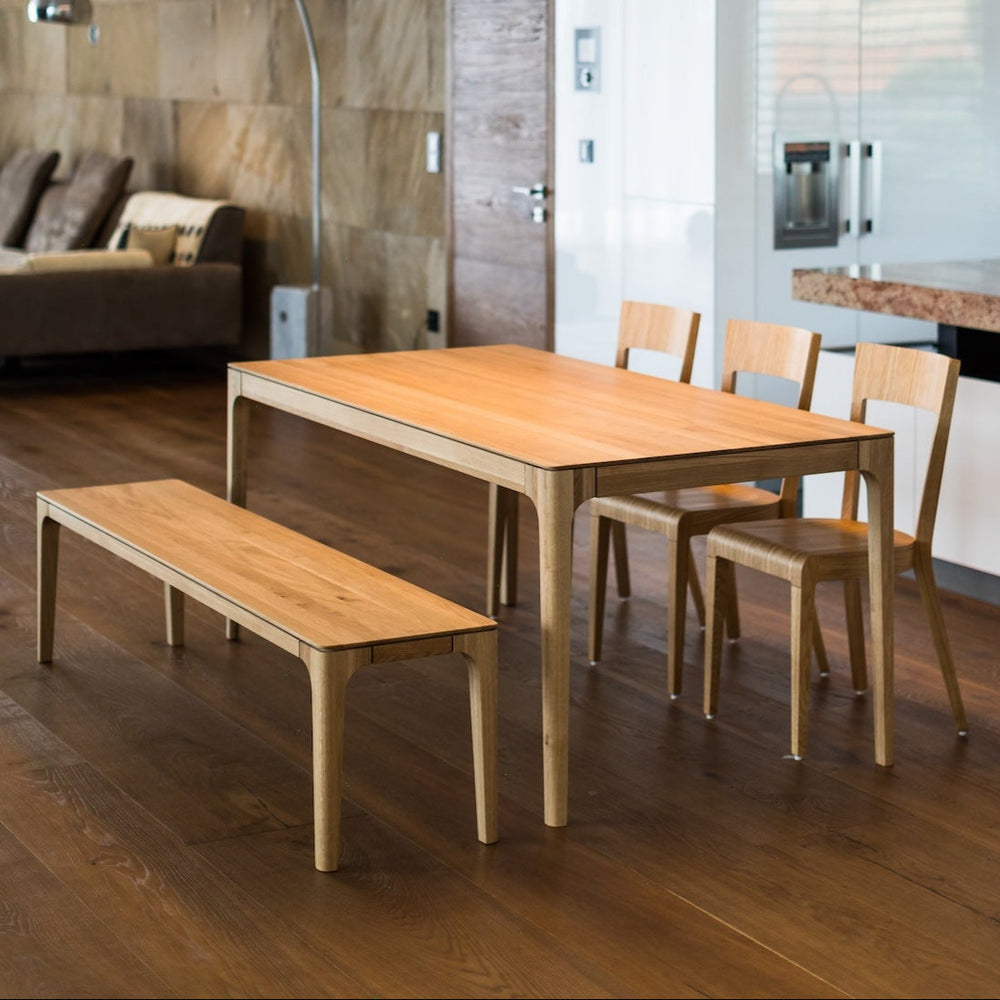 Table de salle à manger fixe en bois massif CREATIV | KARPIS