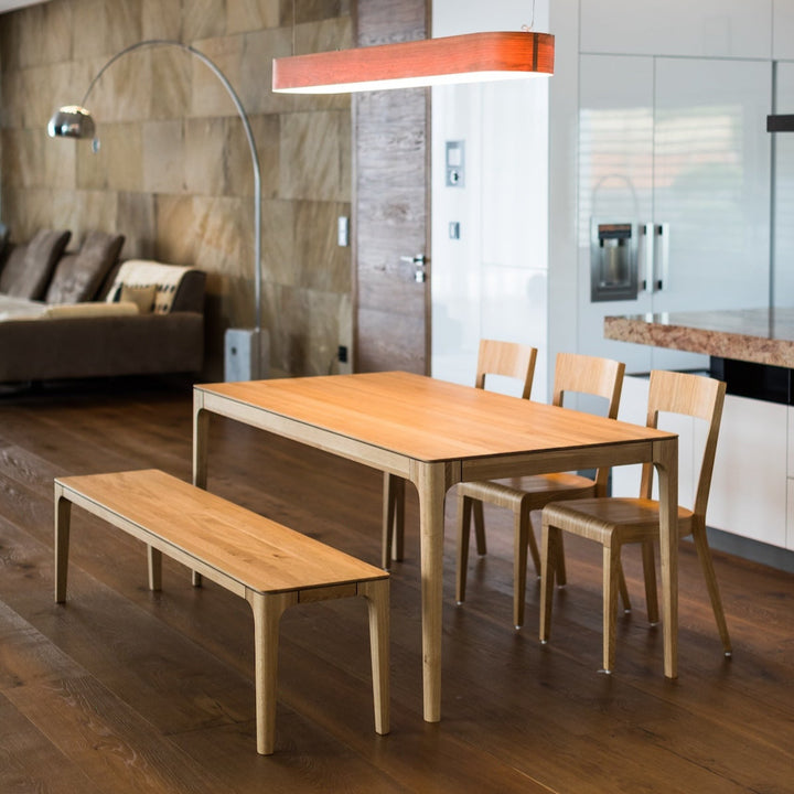 Table de salle à manger à rallonge en bois massif CREATIV | KARPIS