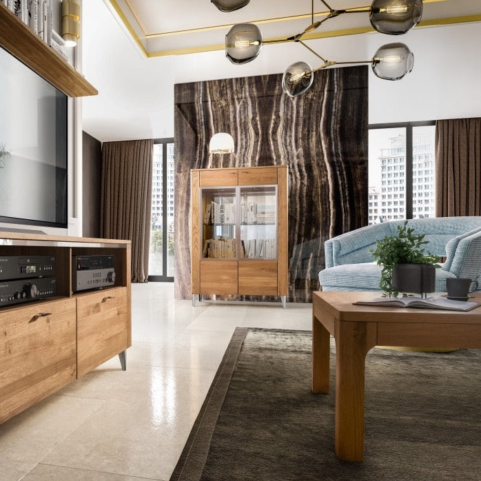 VESKOR Meubles en chêne massif de la collection Latina. Meubles nordiques au design moderne