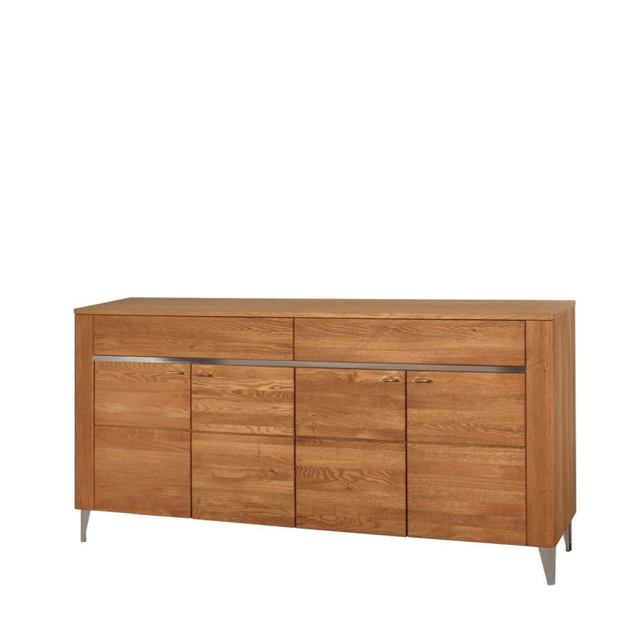 VESKOR Buffet en chêne massif de la collection Latina Meubles nordiques au design moderne