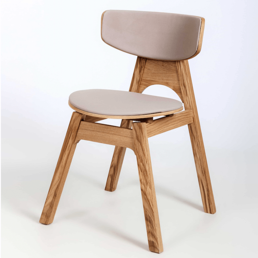 Chaises de bureau en bois