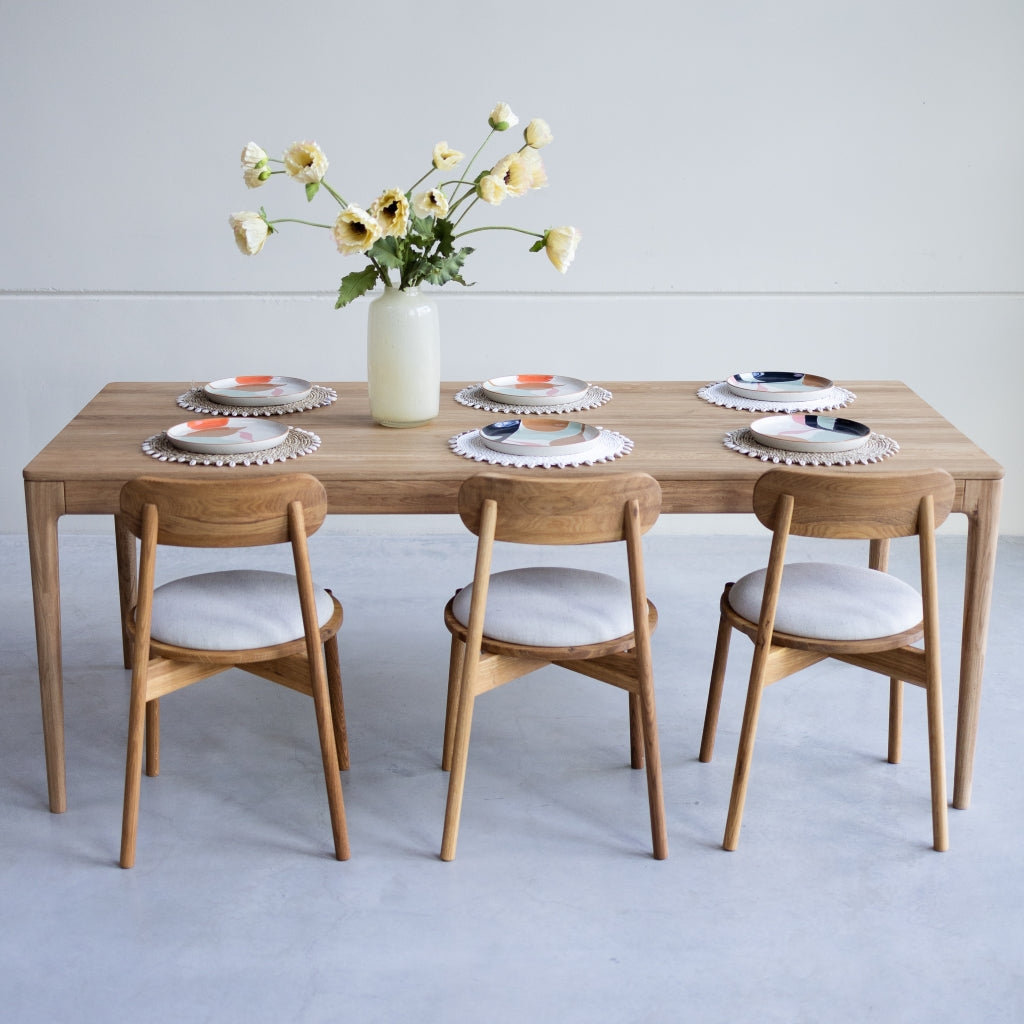 Mobel.store table de salle à manger en bois massif durable