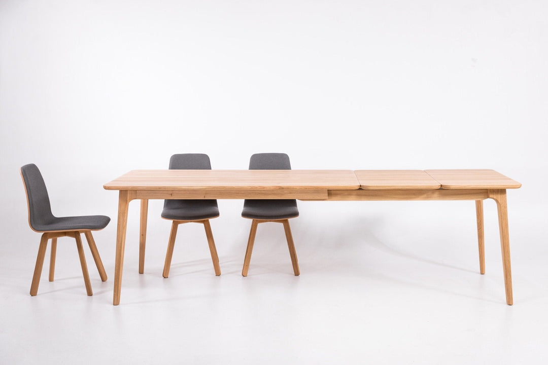 Table de salle à manger à rallonge en bois massif TOKIO | KARPIS