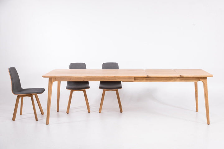 Table de salle à manger à rallonge en bois massif TOKIO | KARPIS