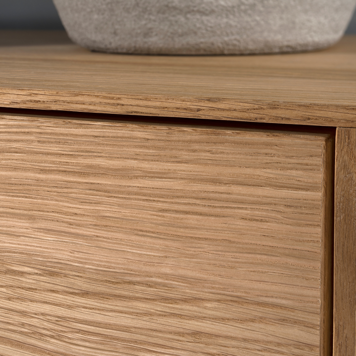 Meuble TV JOIN 25 en chêne miel, 180×52×40 cm | VESKOR