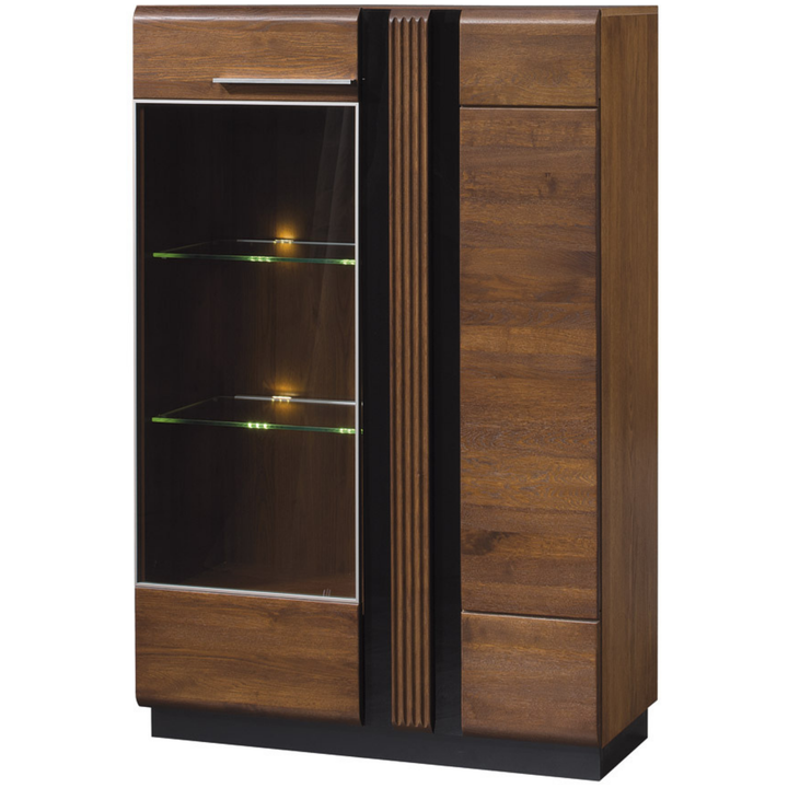 Vitrine en chêne PORTI 15, 95x145x42 cm | VESKOR