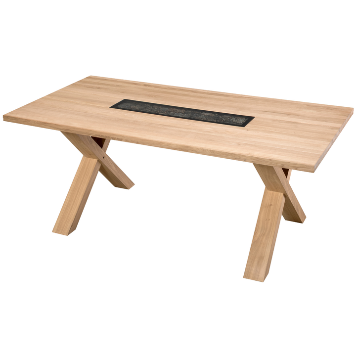 Table de salle à manger fixe NAPOLI 40, 200×100×77 cm | VESKOR