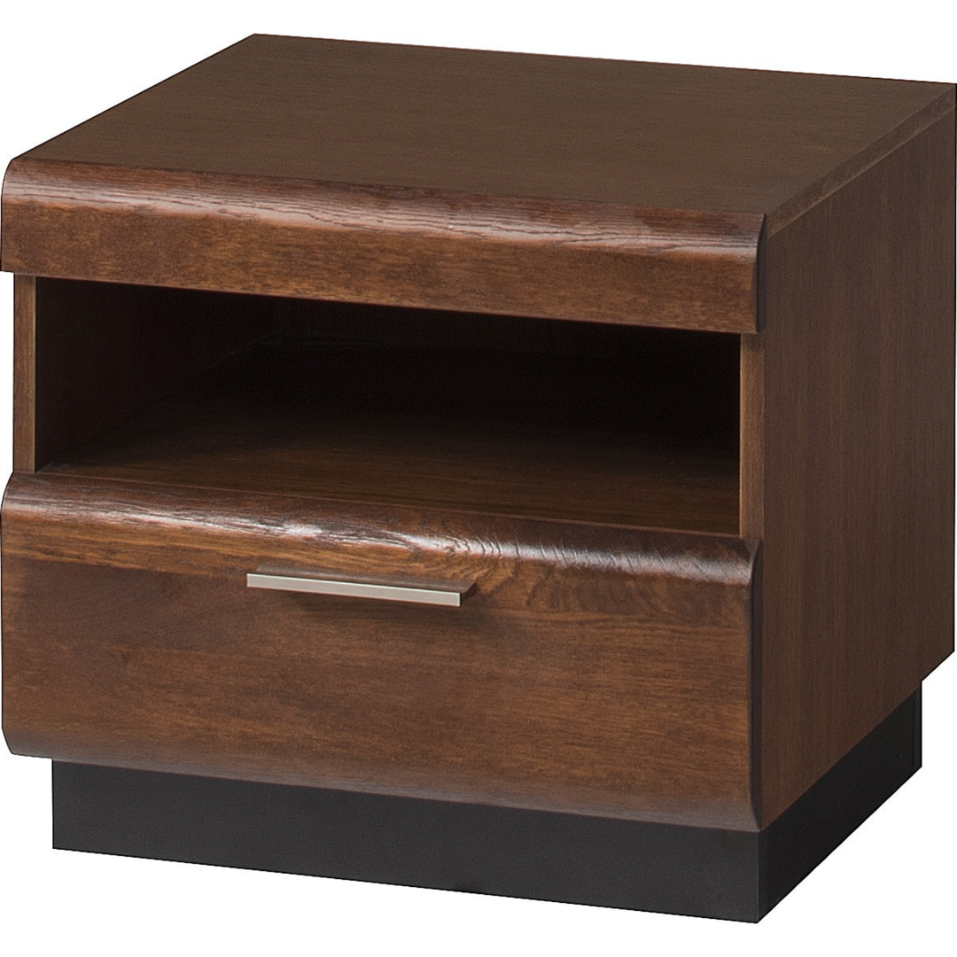 Table de chevet en chêne PORTI 79, 50x45x42 cm | VESKOR