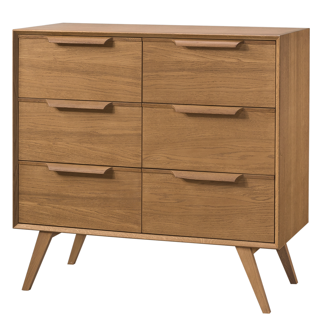 Commode rustique en chêne LEO 13, 105×49,5×100,7 cm | VESKOR