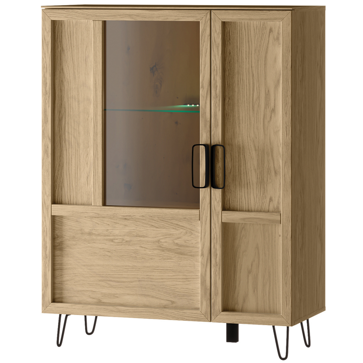 Vitrine en chêne LIMBO 15, 95×42×124 cm | VESKOR