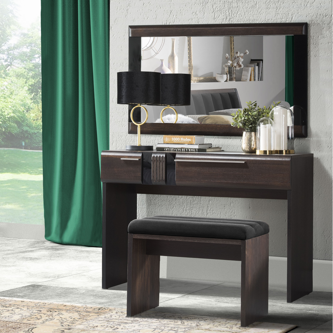 Coiffeuse en chêne PORTI 78, 110x78x46 cm, VESKOR | VESKOR