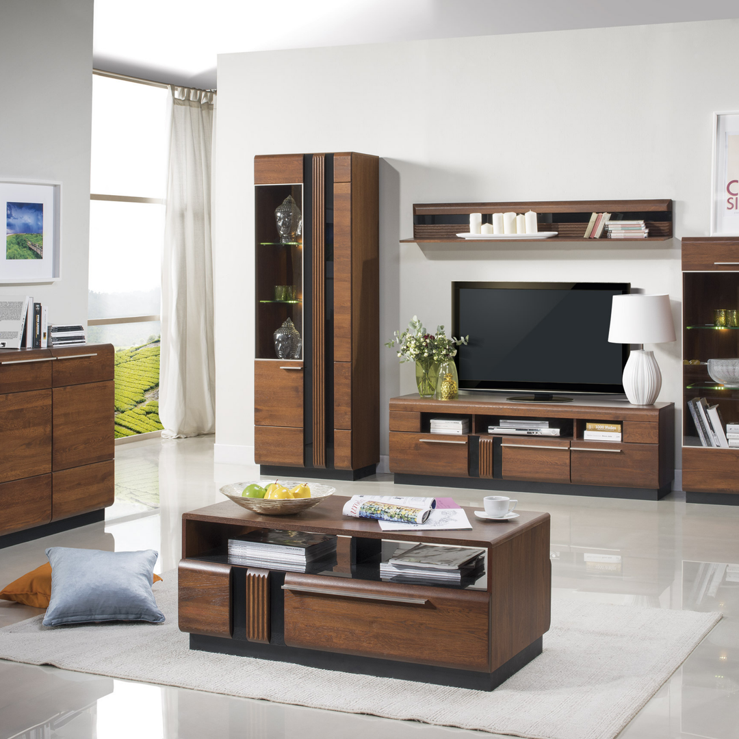 Table basse en chêne PORTI 41, 110x47x60 cm | VESKOR