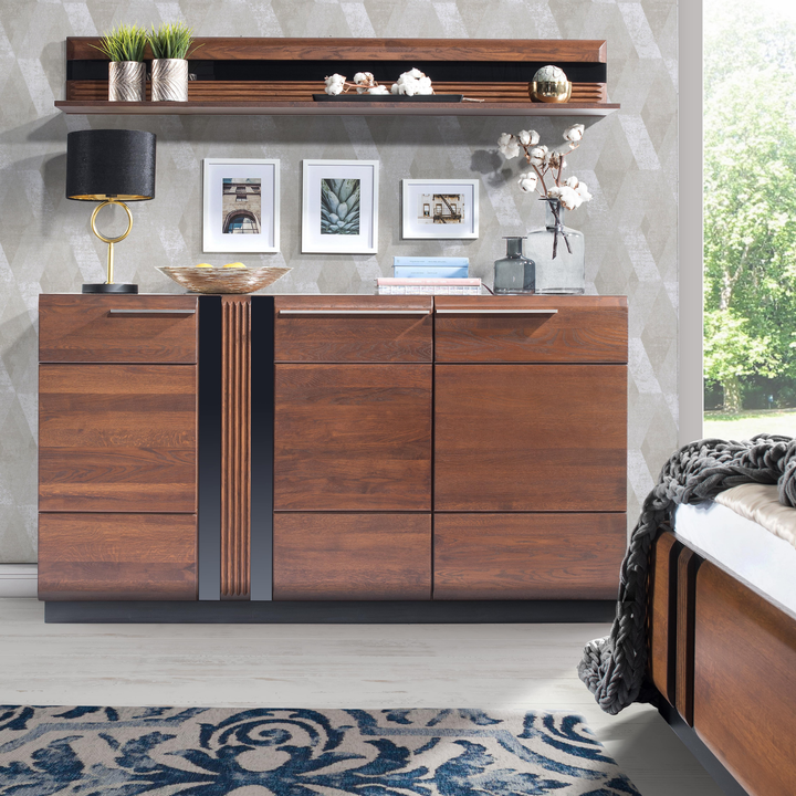 Etagère en chêne PORTI 35, 160x23x25 cm | VESKOR