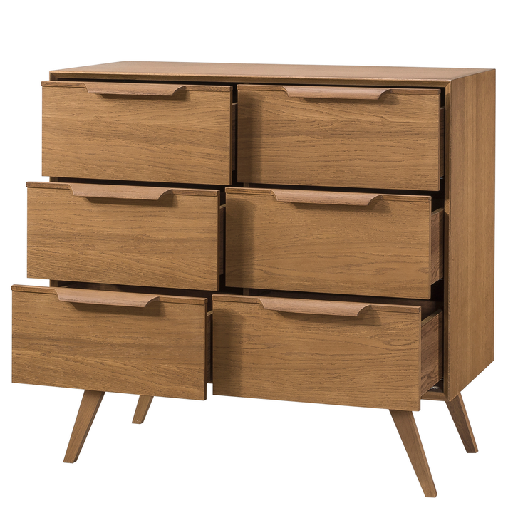 Commode rustique en chêne LEO 13, 105×49,5×100,7 cm | VESKOR