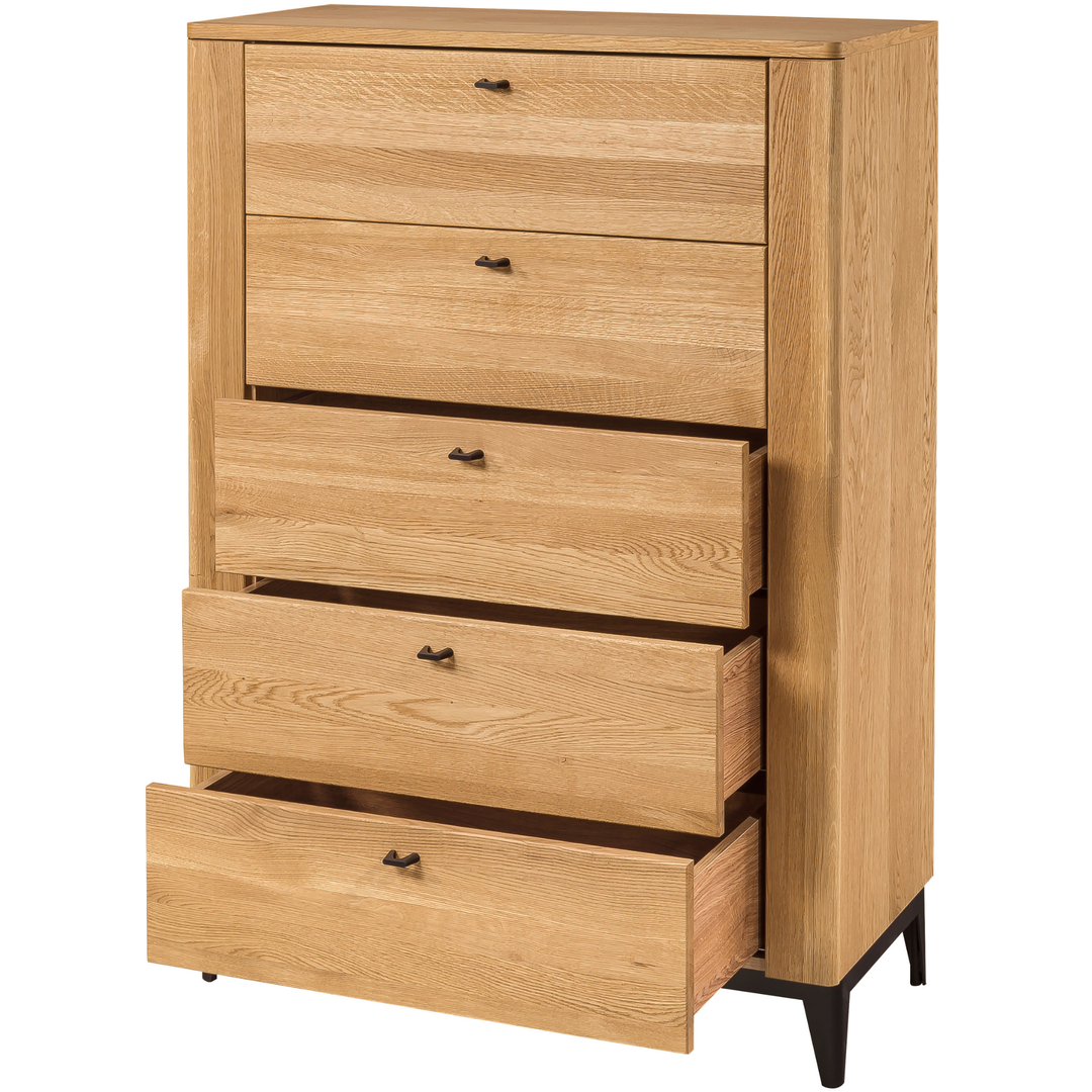 Commode en chêne OPORTO 75, 90x128x42 cm | VESKOR