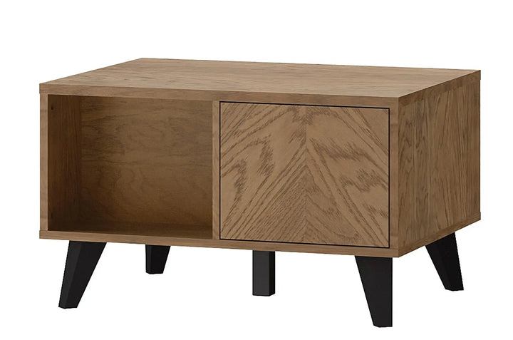 Table basse en chêne rustique huilé COZY 41, 80×60×48 cm | VESKOR