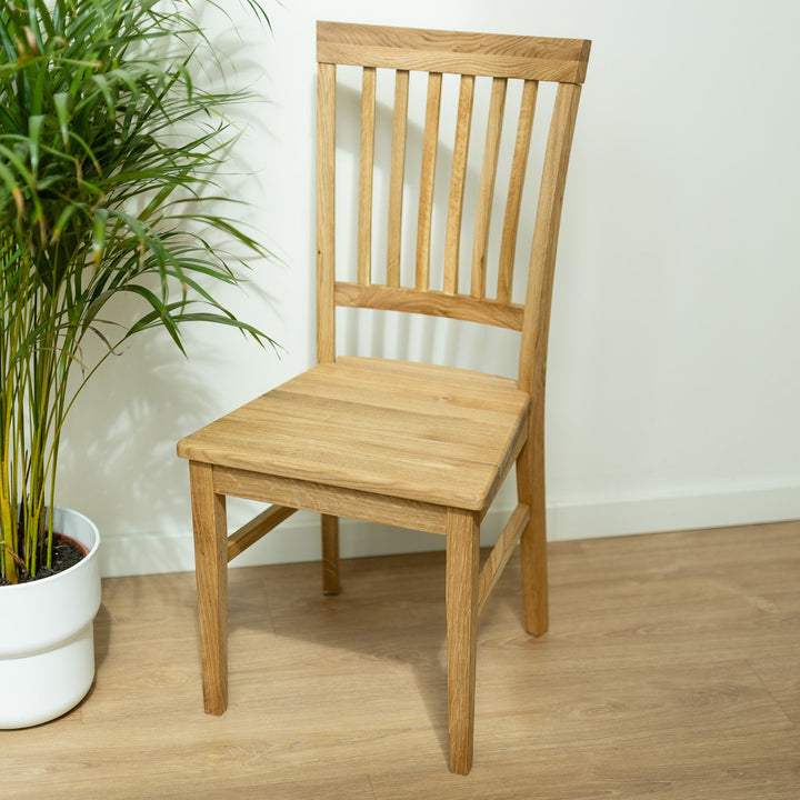 Lot de 2 ou 4 chaises de salle à manger en chêne massif Provance | VESKOR