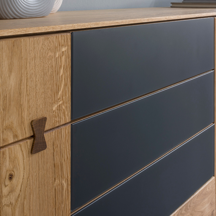 Commode en chêne MINURA 47, 195x85x40 cm | VESKOR
