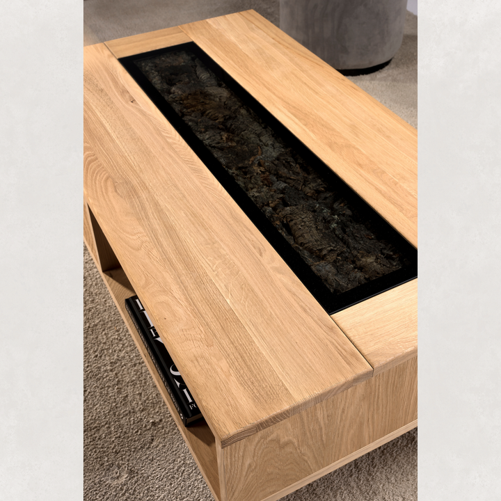 Table basse en chêne NAPOLI 41, 115×42×65 cm | VESKOR