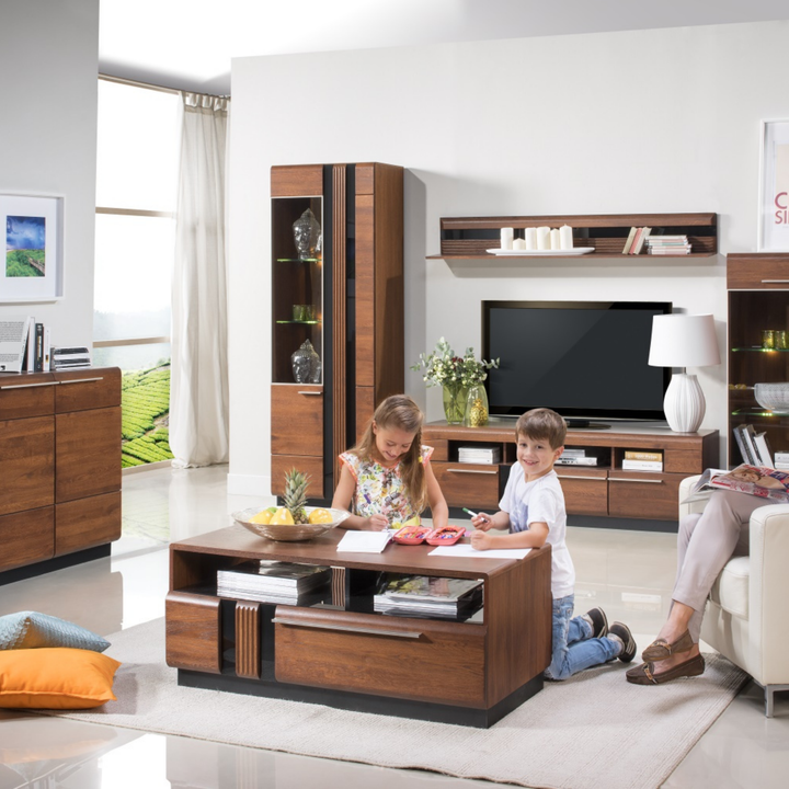 Table basse en chêne PORTI 41, 110x47x60 cm | VESKOR