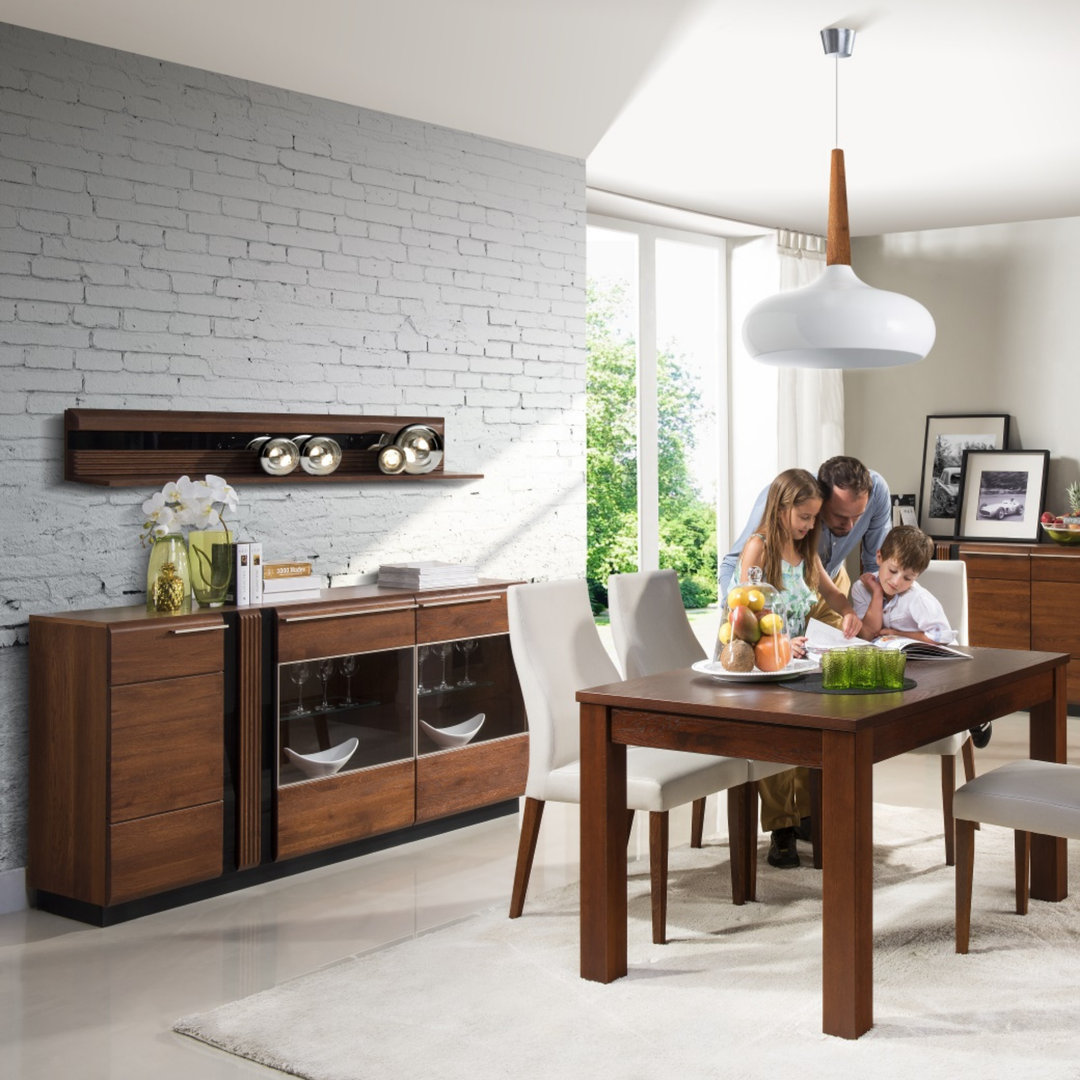 Etagère en chêne PORTI 35, 160x23x25 cm | VESKOR