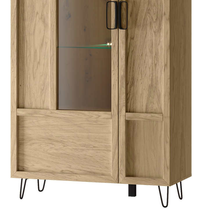Vitrine en chêne LIMBO 12, 95×42×200 cm | VESKOR