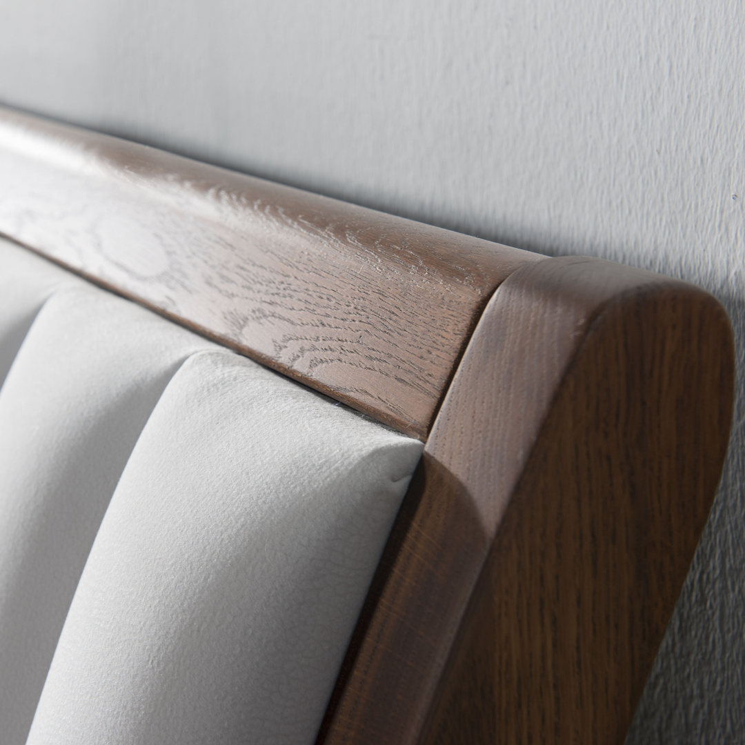 Lit en chêne PORTI 76, 160 x 200 cm | VESKOR