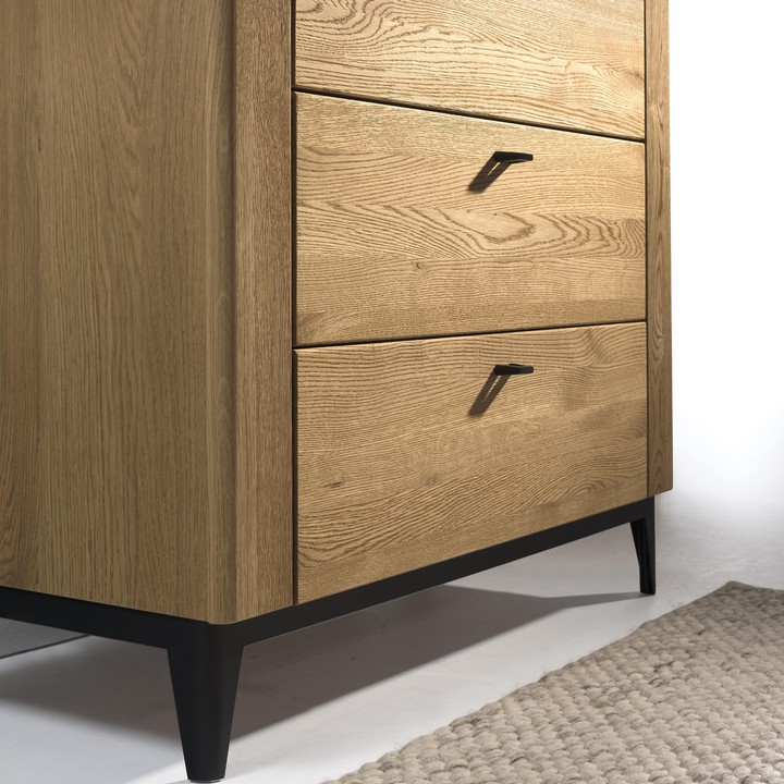 Commode en chêne OPORTO 75, 90x128x42 cm | VESKOR