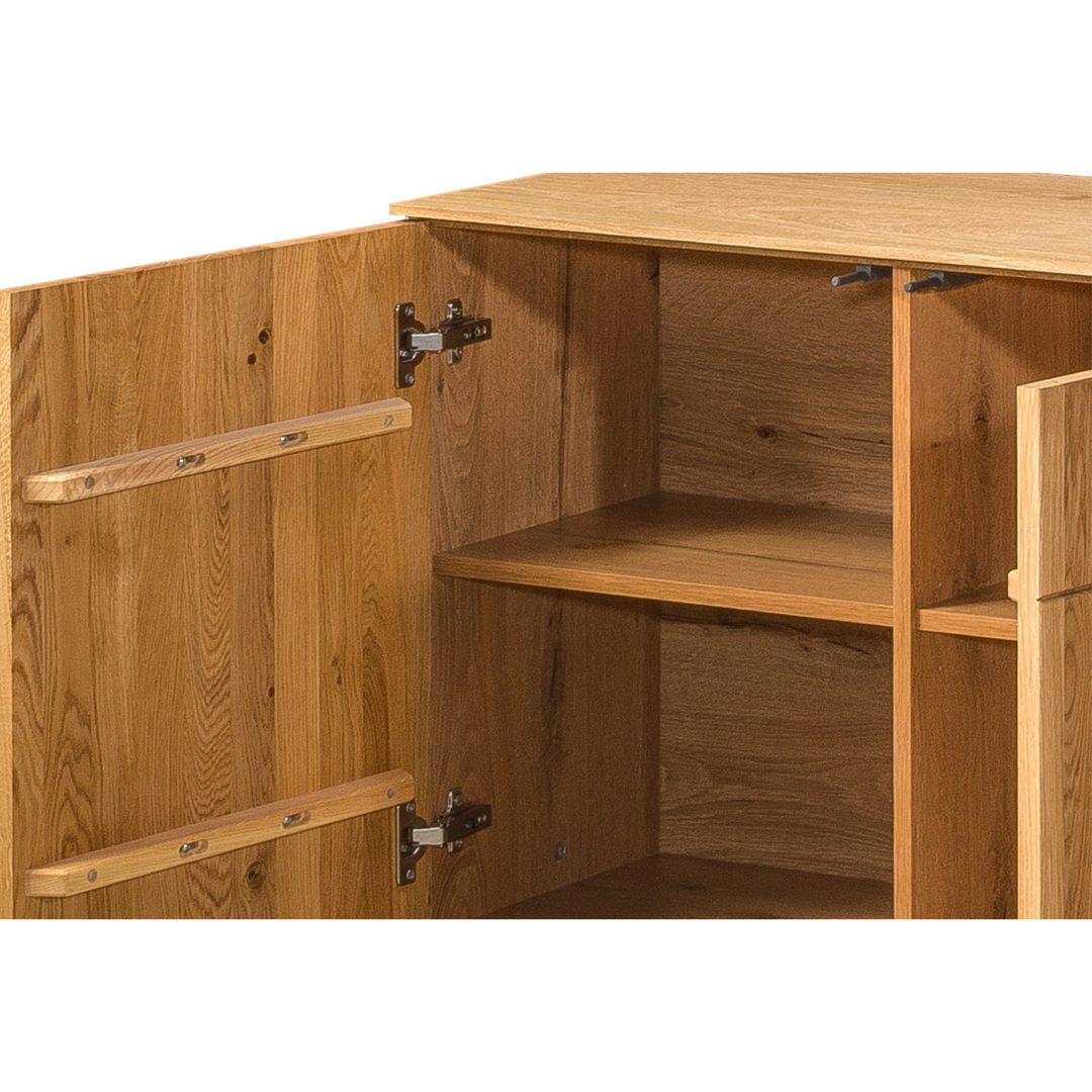 Meuble TV en chêne MINURA 25, 195×40×62 cm | VESKOR