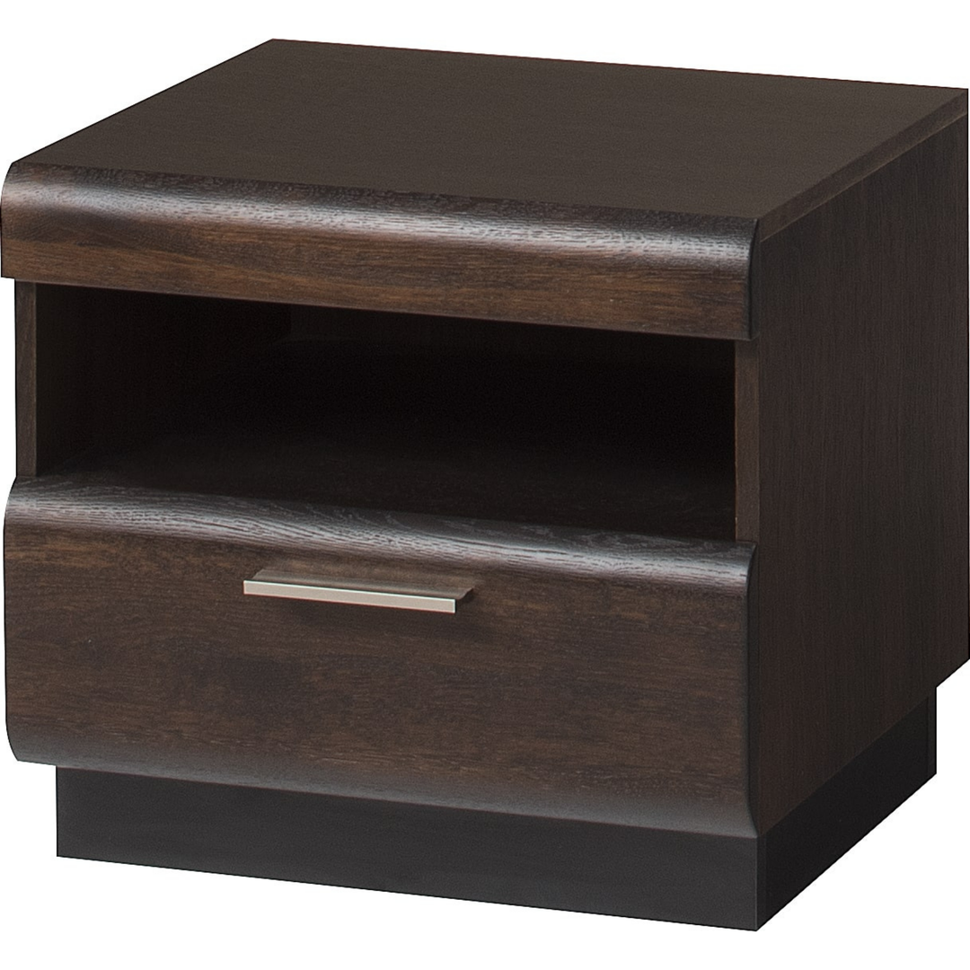 Table de chevet en chêne PORTI 79, 50x45x42 cm | VESKOR