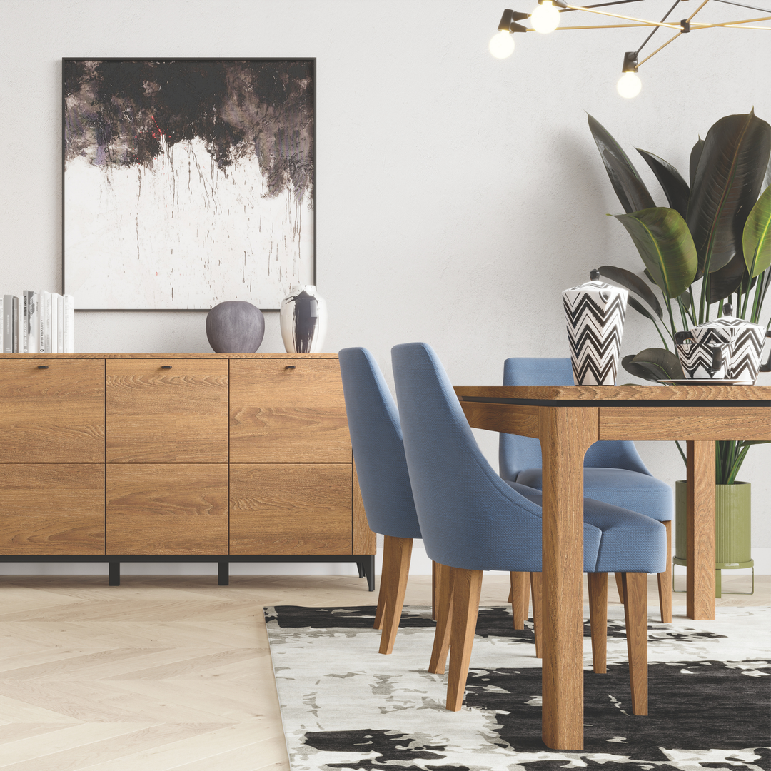 Table de salle à manger à rallonge OPORTO 40, 160-250x76x90 cm. | VESKOR