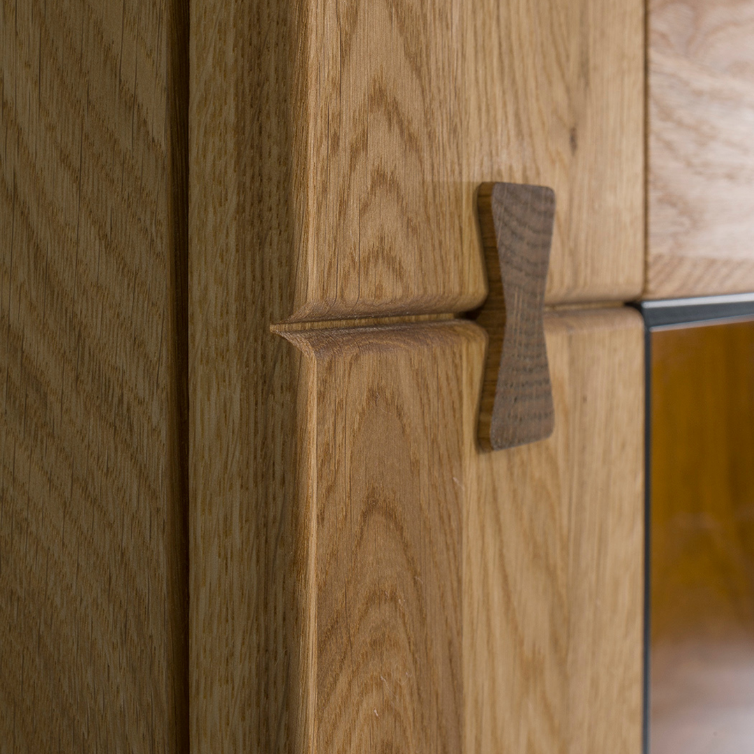 Commode en chêne MINURA 47, 195x85x40 cm | VESKOR