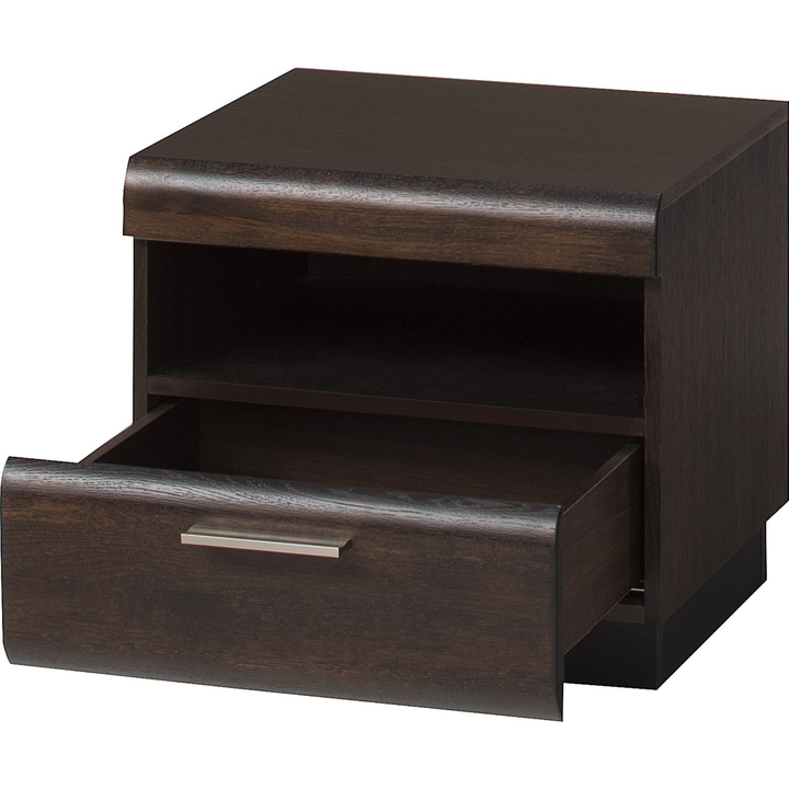 Table de chevet en chêne PORTI 79, 50x45x42 cm | VESKOR