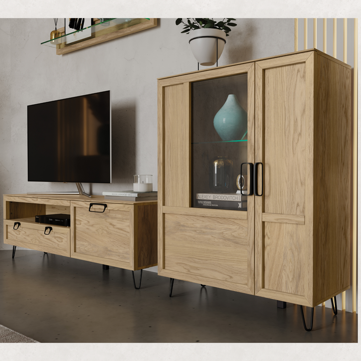 Etagère en chêne LIMBO 35, 120×21×21 cm | VESKOR