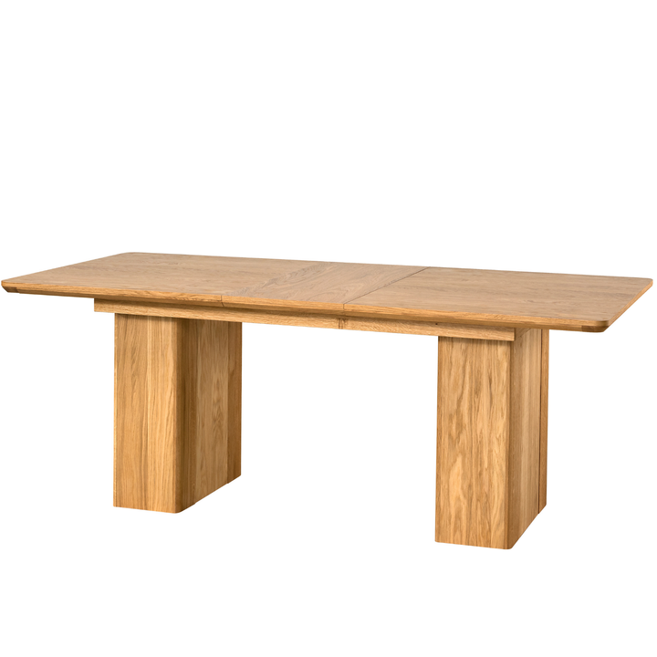 Table de salle à manger en chêne miel LONDON 40, 160-240×90×76 cm | VESKOR