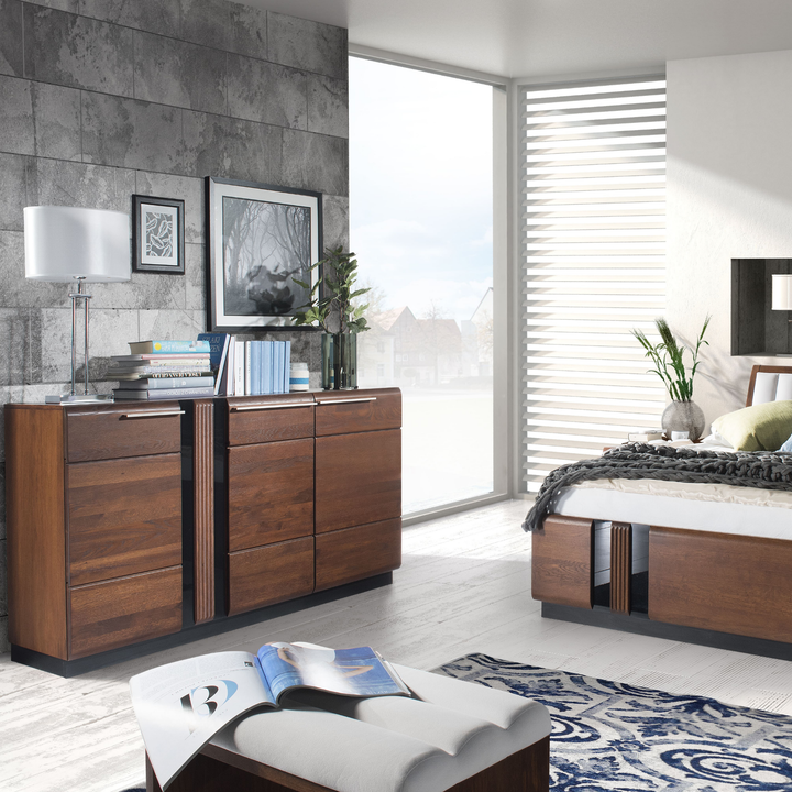 Buffet en chêne PORTI 45, 160x90x42 cm | VESKOR