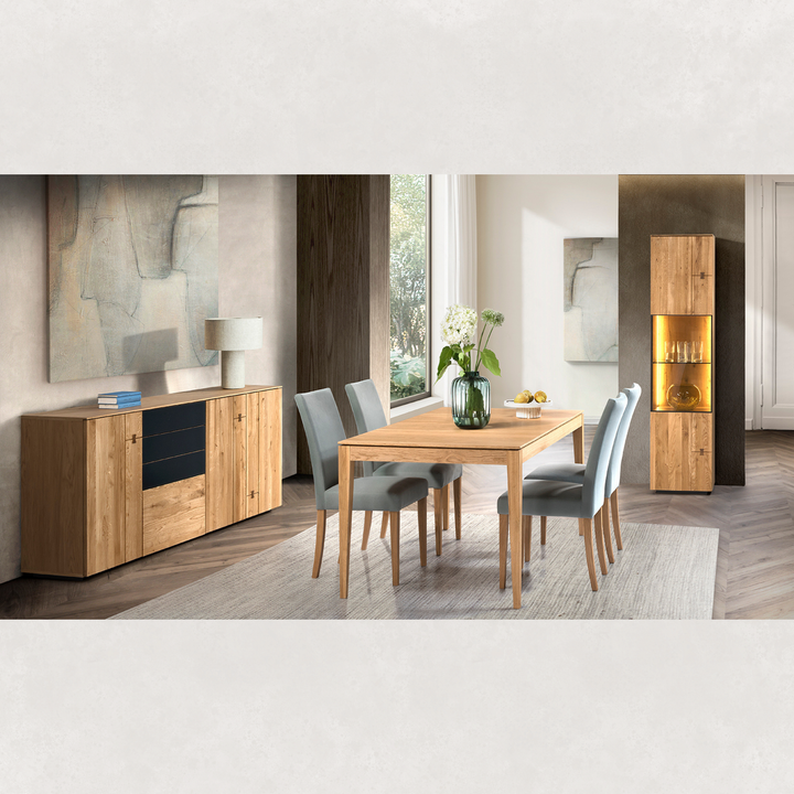 Commode en chêne MINURA 47, 195x85x40 cm | VESKOR