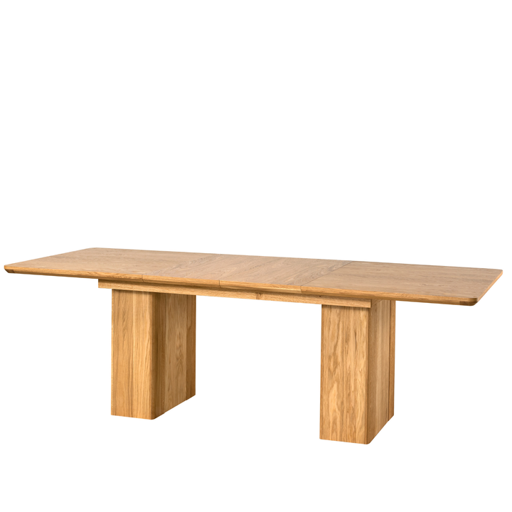 Table de salle à manger en chêne miel LONDON 40, 160-240×90×76 cm | VESKOR