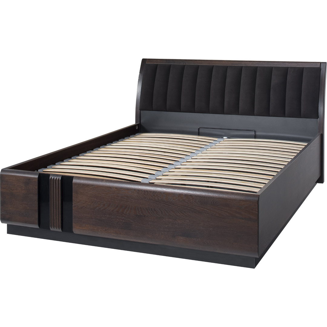 Lit en chêne PORTI 76, 160 x 200 cm | VESKOR