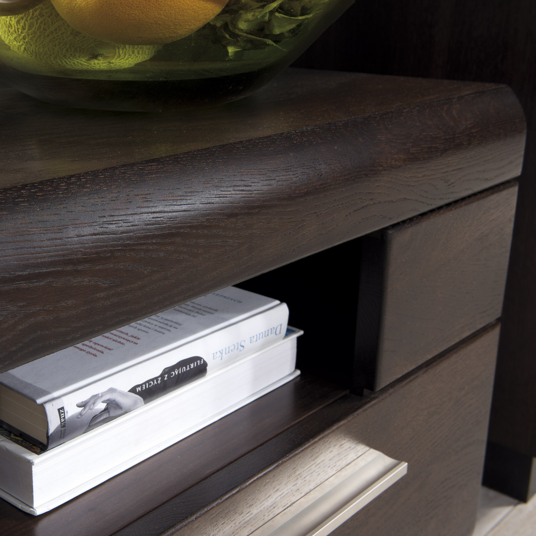 Meuble TV en chêne PORTI 25, 160x51x42 cm, VESKOR | VESKOR