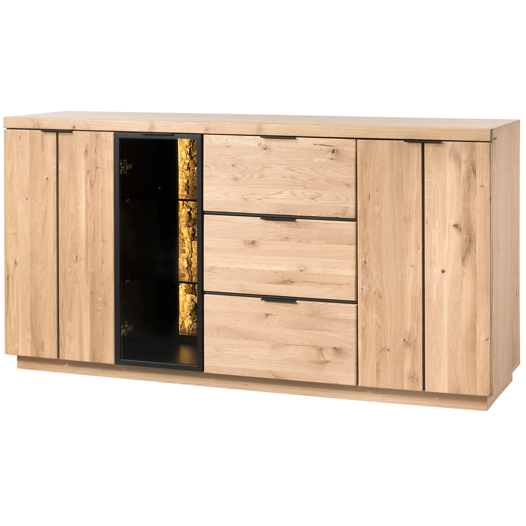 Commode en chêne NAPOLI 20, 180×46×92 cm | VESKOR