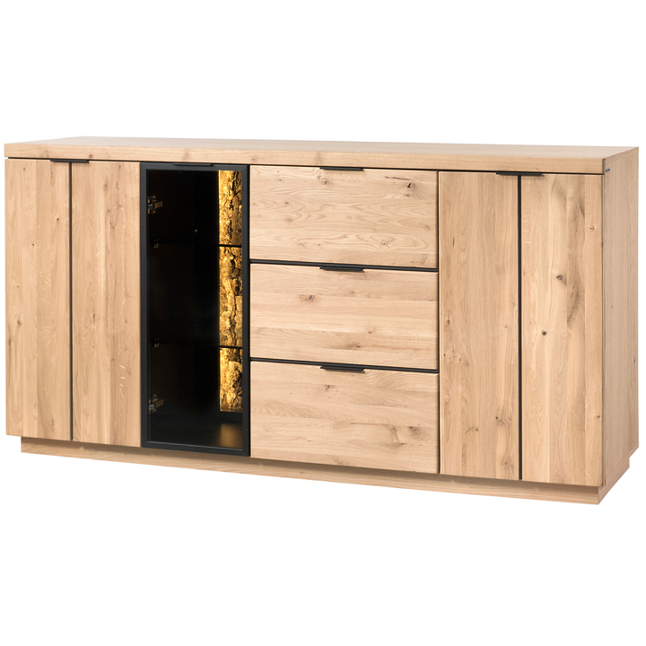 Commode en chêne NAPOLI 20, 180×46×92 cm | VESKOR