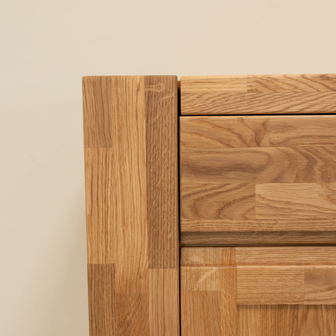 Buffet en chêne massif BALDER, 160x44x82 cm, VESKOR | VESKOR