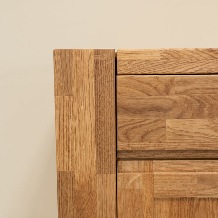 Buffet en chêne massif BALDER, 160x44x82 cm, VESKOR | VESKOR