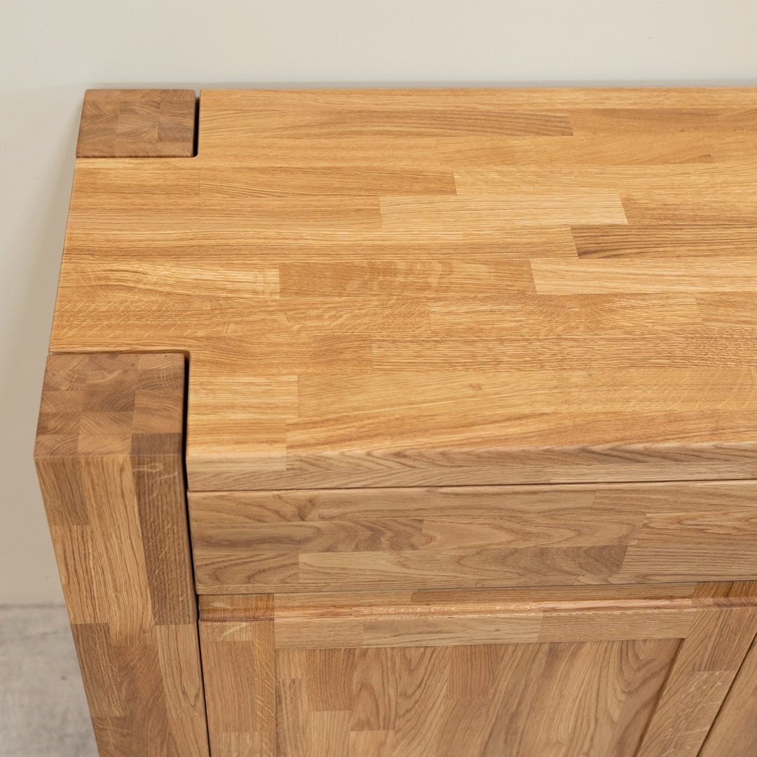 Buffet en chêne massif BALDER, 160x44x82 cm, VESKOR | VESKOR