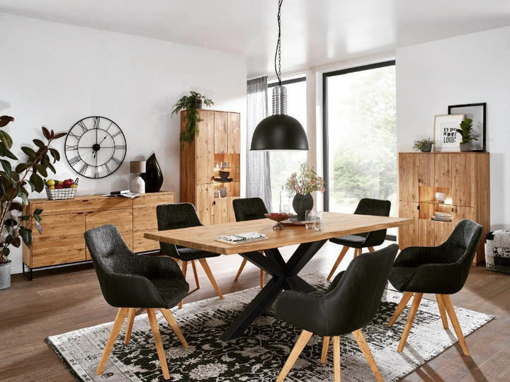 VESKOR Dania 1 commode meuble moderne nordique bois massif chêne